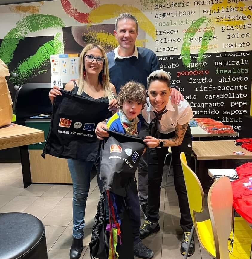 Mc Donald's S. Agnese - Annibaliano e Progetto Sinapsi